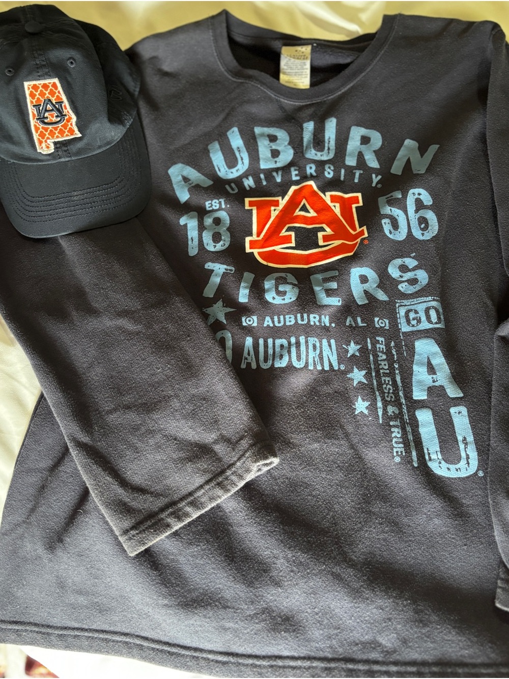 Creative Apparel Auburn University Tigers Blue Crewneck Sweatshirt XL